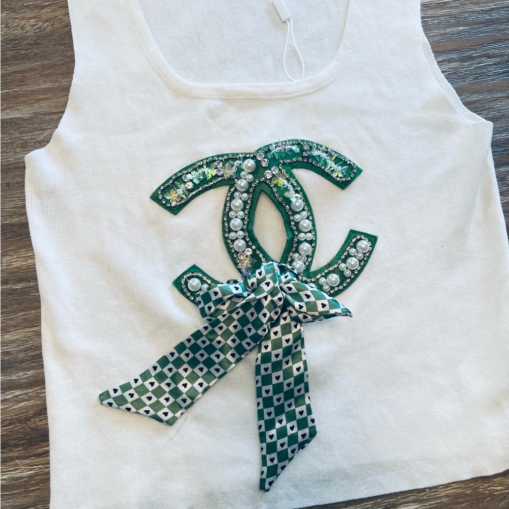Designer Logo CC tank top